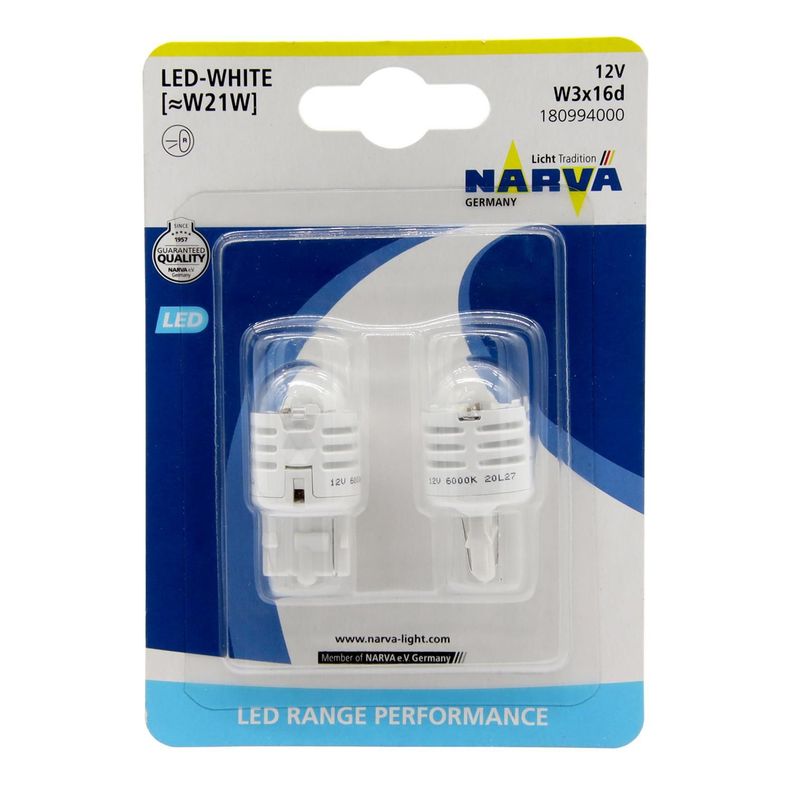 Ampolleta Led Blanca W21W (Par) Luz Trasera-0