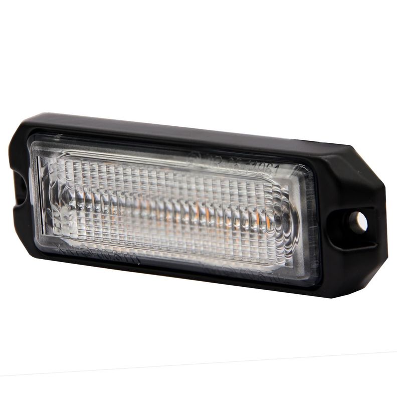 Barra Destellante 26 Patrones 96Mm 9V30V Base Aluminio Pc Transparente Ip67 4Led Verde-1