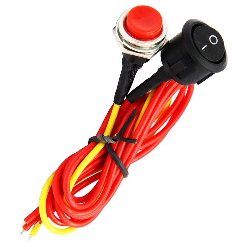 Farol Destellante 6Led Rojo 12/24V Con Interruptor-2
