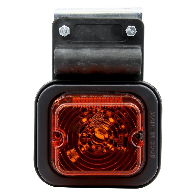 Farol Lateral Ambar Con Soporte Led Bivoltaje 634-0