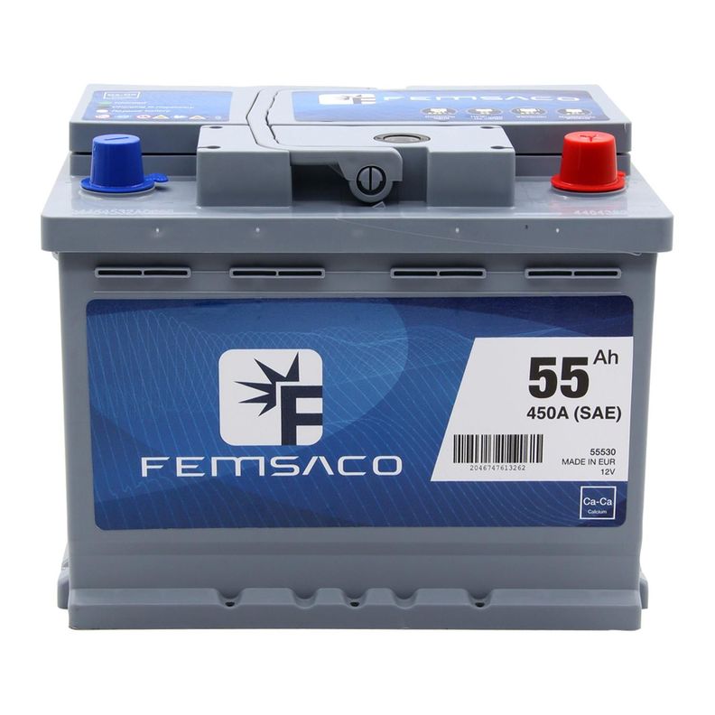 Bateria Femsaco 55530 55Ah Positivo Derecho Normal-0