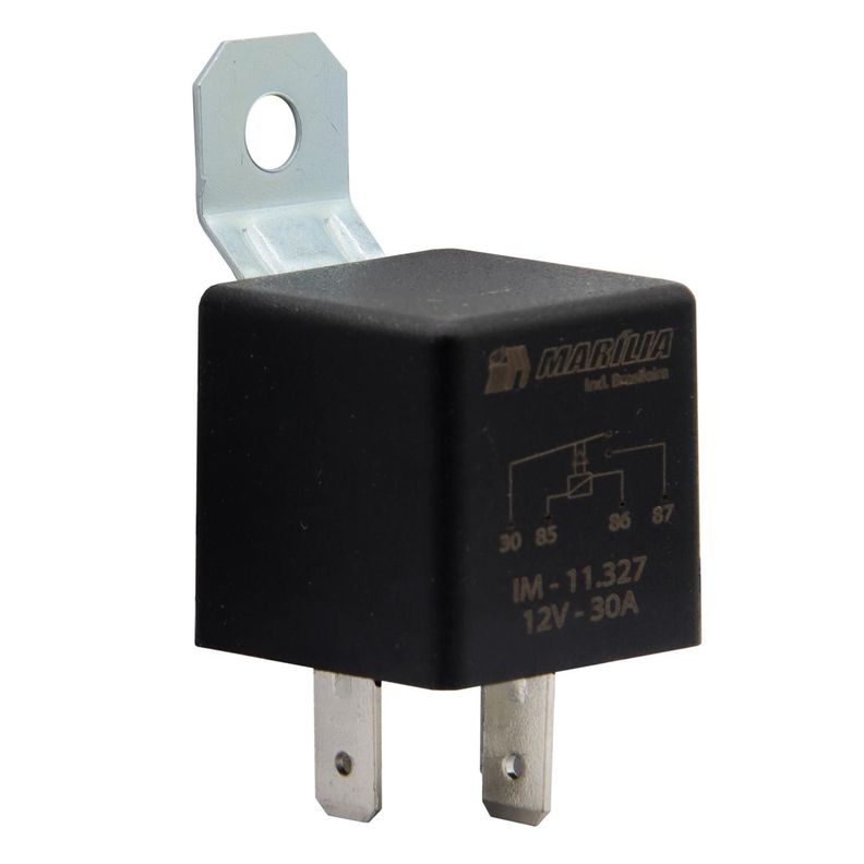 Relay Bocina 12V 30A 4 Terminales Y Soporte 1116406-0