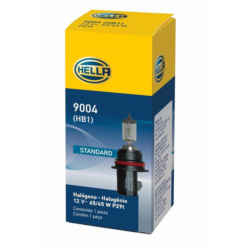 Ampolleta Halógena 9004 HB1 12V 65/45W P29T Cristal-1