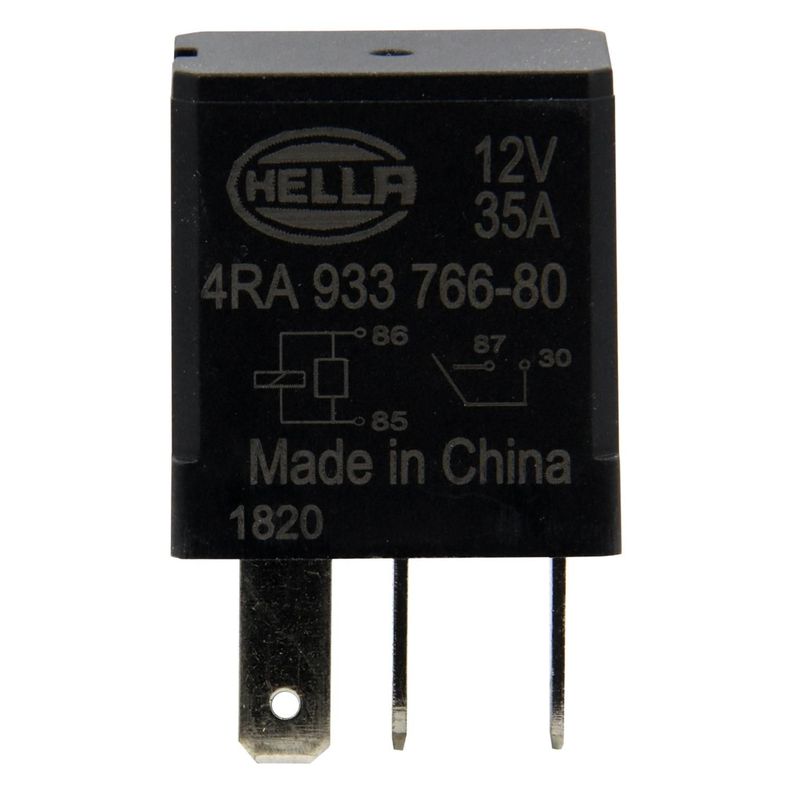 Micro Relay 12V 35 Amp 4P Con Resistencia-0