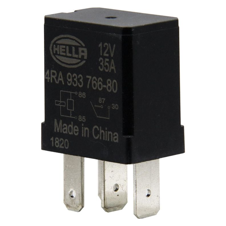 Micro Relay 12V 35 Amp 4P Con Resistencia-1