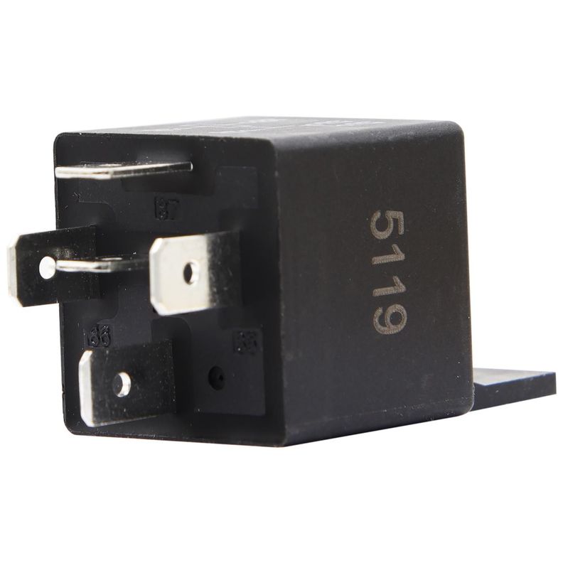 Relay 12V 40Amp 5P (Puenteado) Con Soporte-1