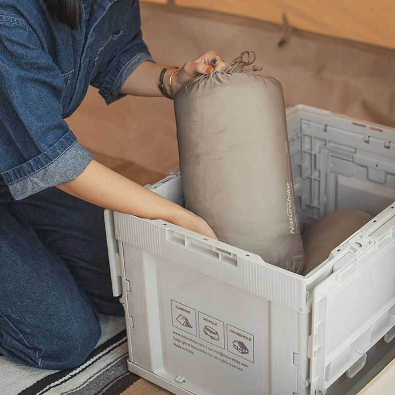 Caja De Almacenamiento Plegable Naturehike Pp Gris 50Litros-1