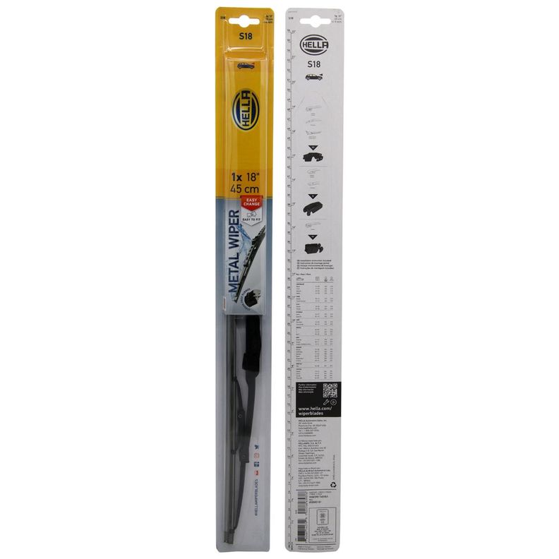 Plumilla Hella 18 Pulgadas 45,7 Cm Con Adaptador-0