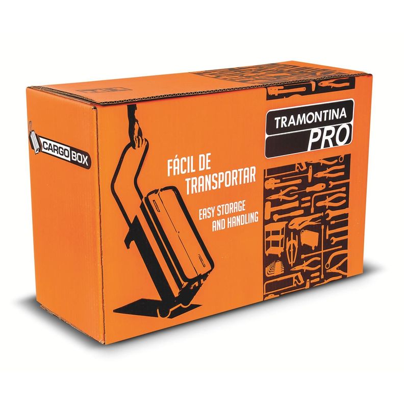 Caja Porta Herramientas Cargobox 5 Cajones Tramontina Pro-3