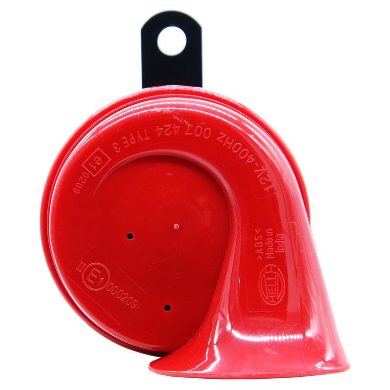 Bocina Caracol Rojo 12V 72W 400Hz 81X80X109Mm-0