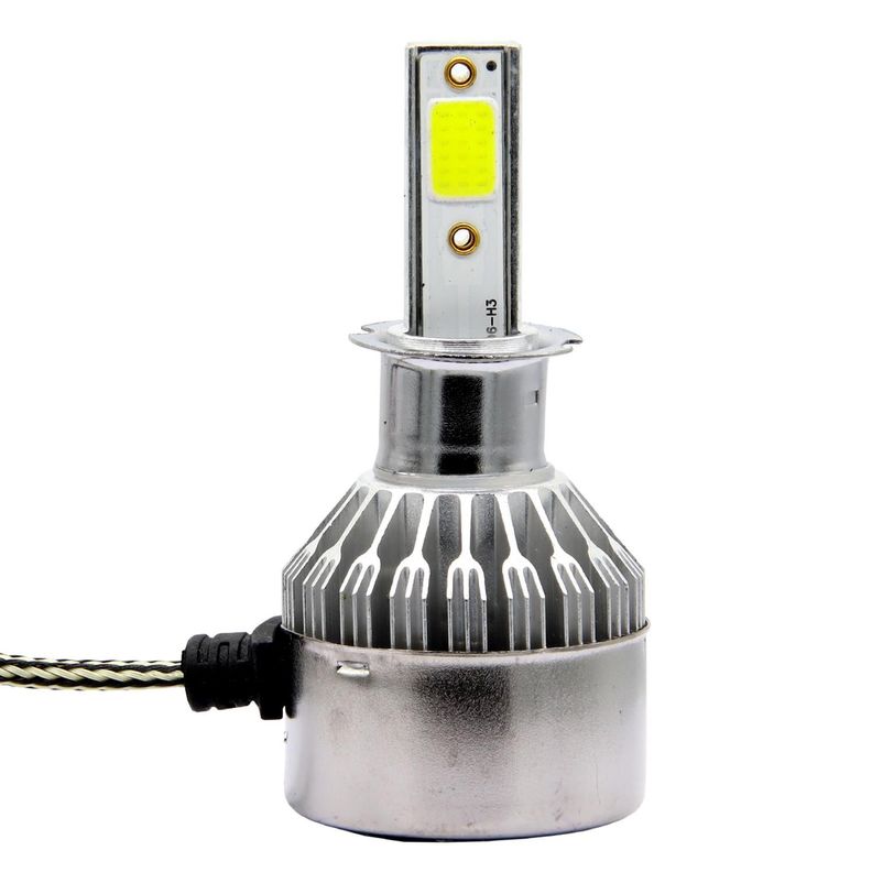 Kit Ampolleta Led  Con Ventilador H3  36W 3800Ml  C6 White-0