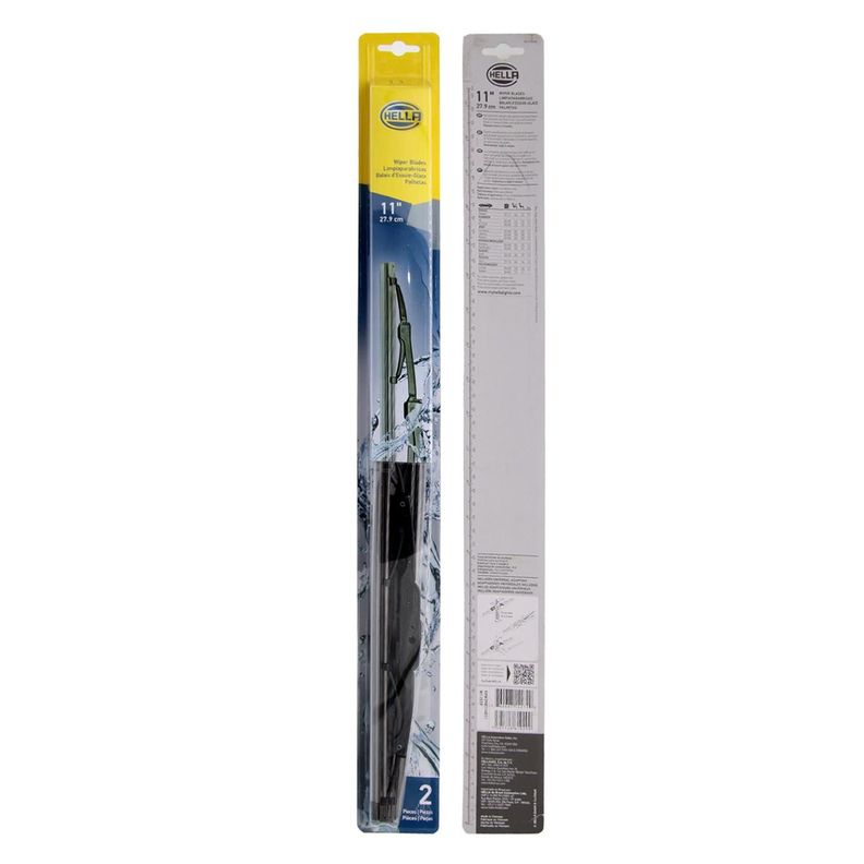 Plumilla Hella Limpiaparabrisas 11 Pulgadas 28 Cm (Par)-0