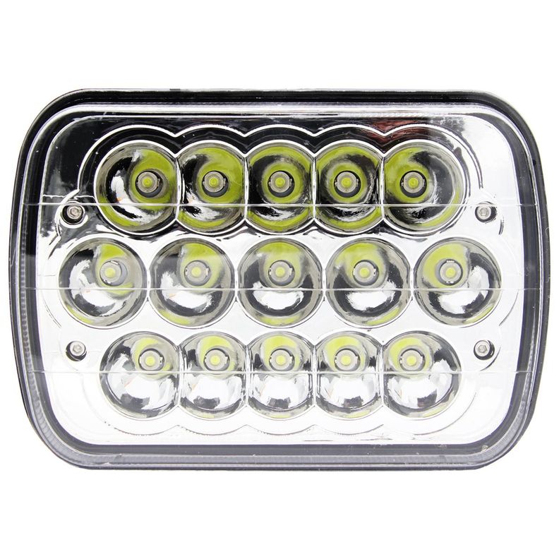 Seal Beam Led 7 Pulgadas 45W Epistar 10-30V Rectangular Low/High H6054/6053-0