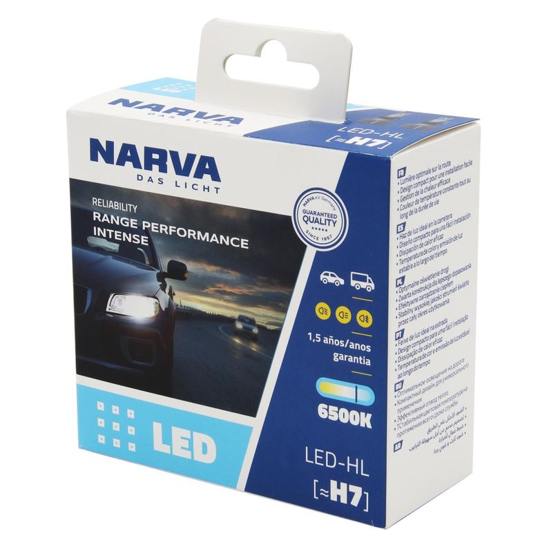 Set Led Narva H7 24W 1224V Blanca-2
