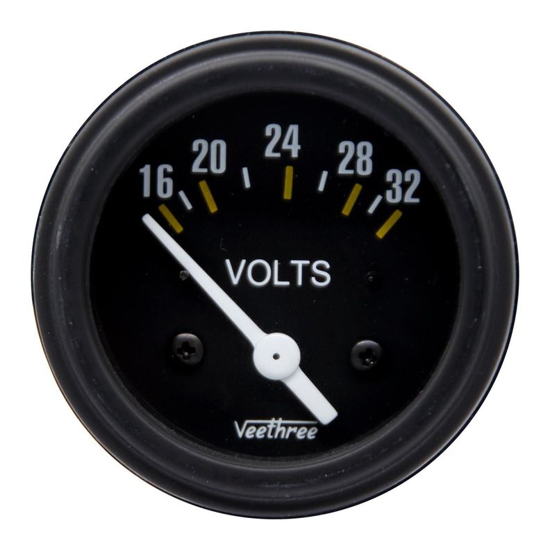 Marcador Voltimetro Heavy Duty 52Mm 16-32V-0