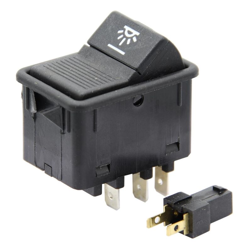 Interruptor Tecla Luz Lectura 12/24V Buses/Camiones 3 Terminales. (Mb 3455458014 Esq.B)-0