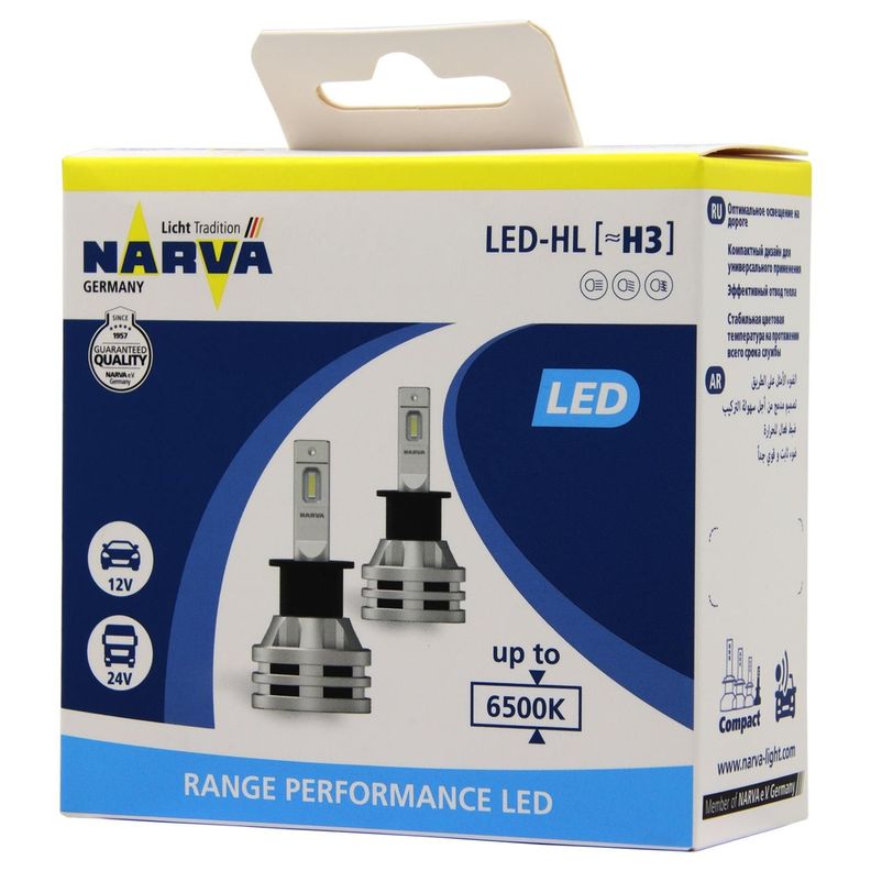Set Led H3 19W 1224V-1