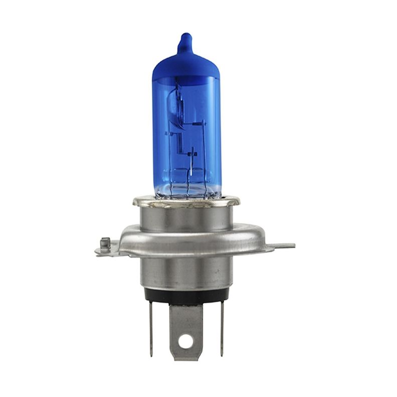 Ampolleta Halógena H4 12V 60/55W P43T T4.625 Azul (Par)-1