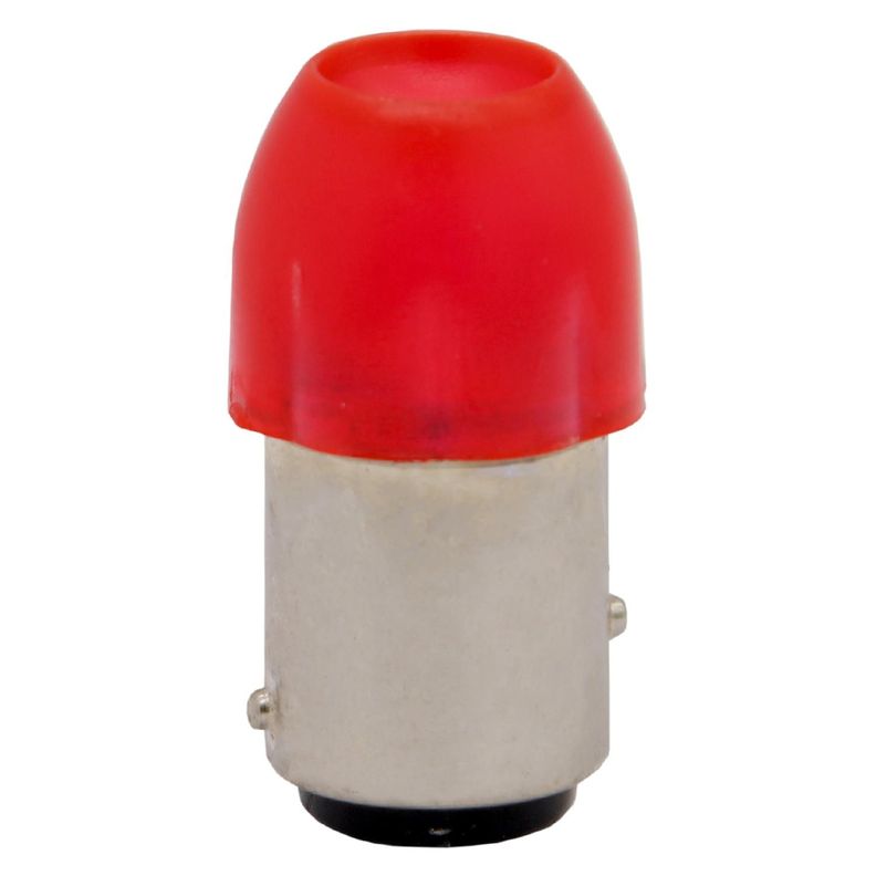 Ampolleta Led 1157 12V Color Roja Fija Bay15D-0