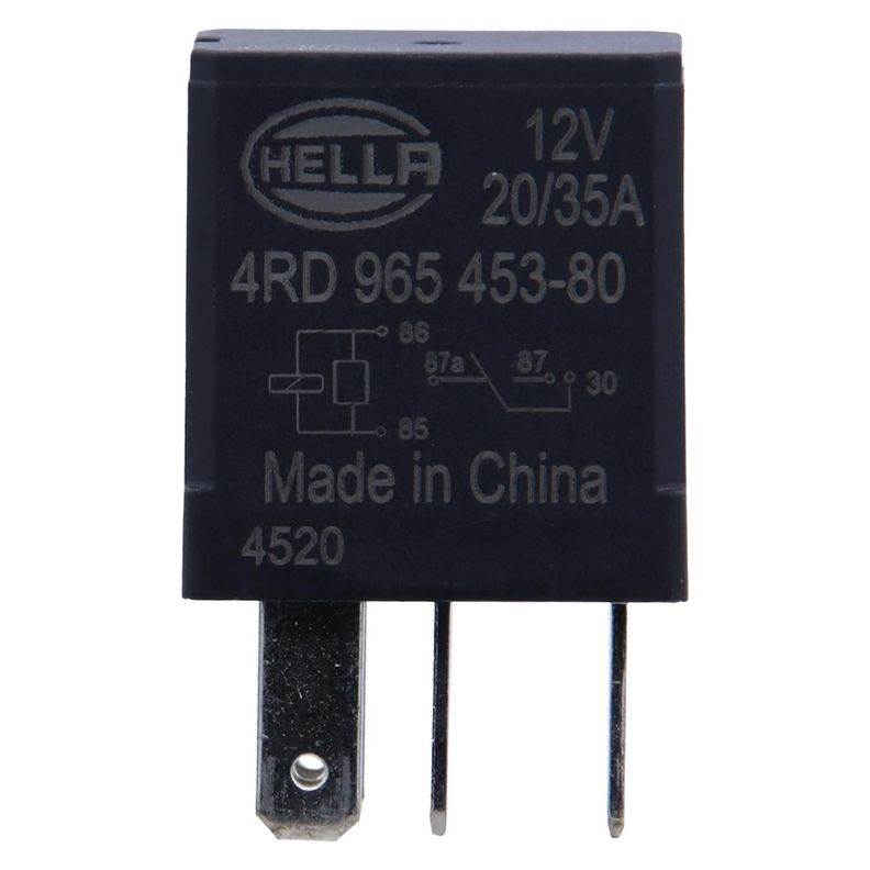 Micro Relay 12V 20Amp 5P Con Resistencia-0