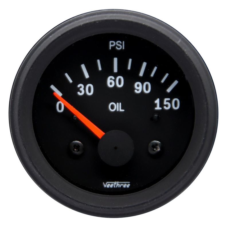 Marcador Presion Aceite Elec.24V 52MM 0-150 SPI-0