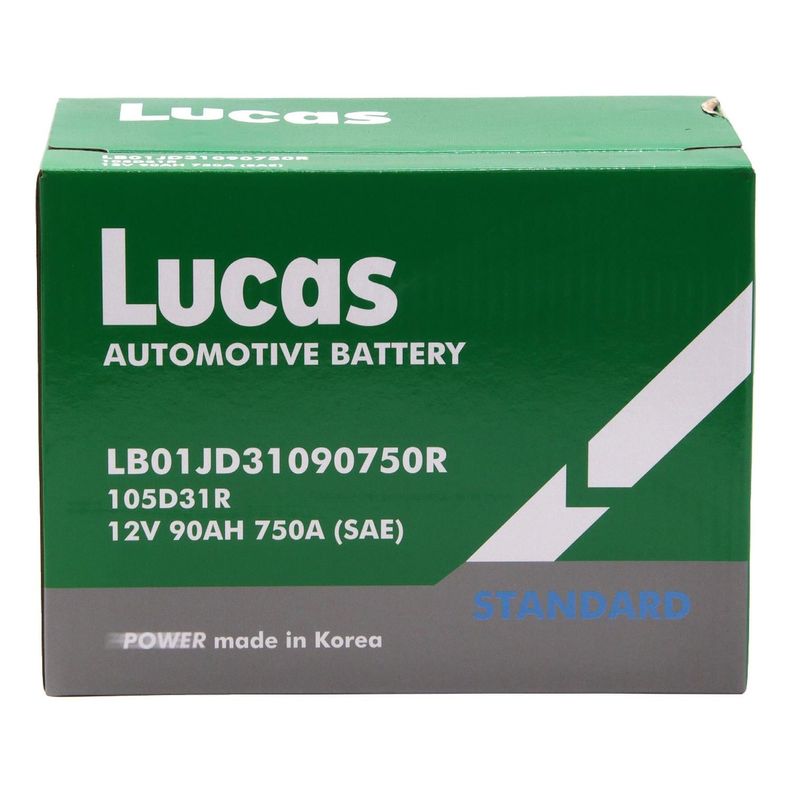 Batería Lucas Premium 90 Amp Positivo Izquierdo Normal-3