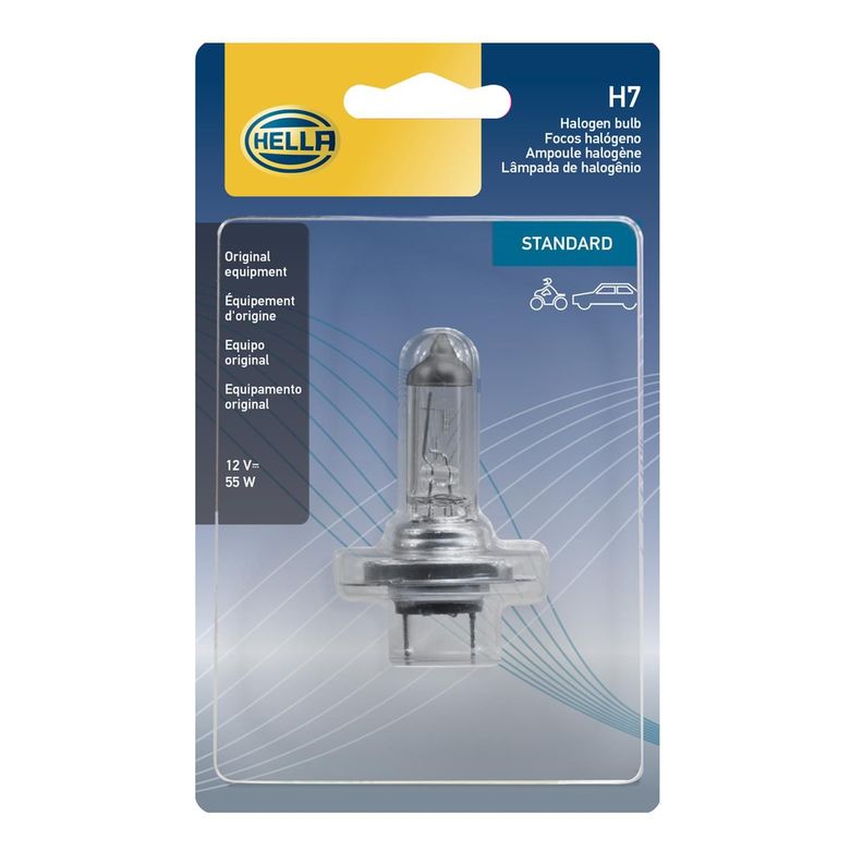 Ampolleta Halógena H7 12V 55W Px26D Cristal-1
