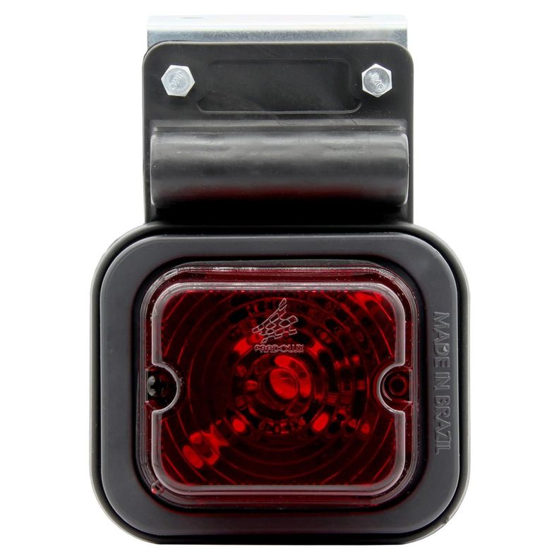 Farol Lateral Rojo Con Soporte Led Bivoltaje 634-0