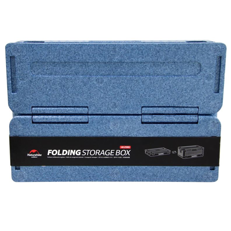 Caja De Almacenamiento Plegable Naturehike Epp Azul 40Litros-0