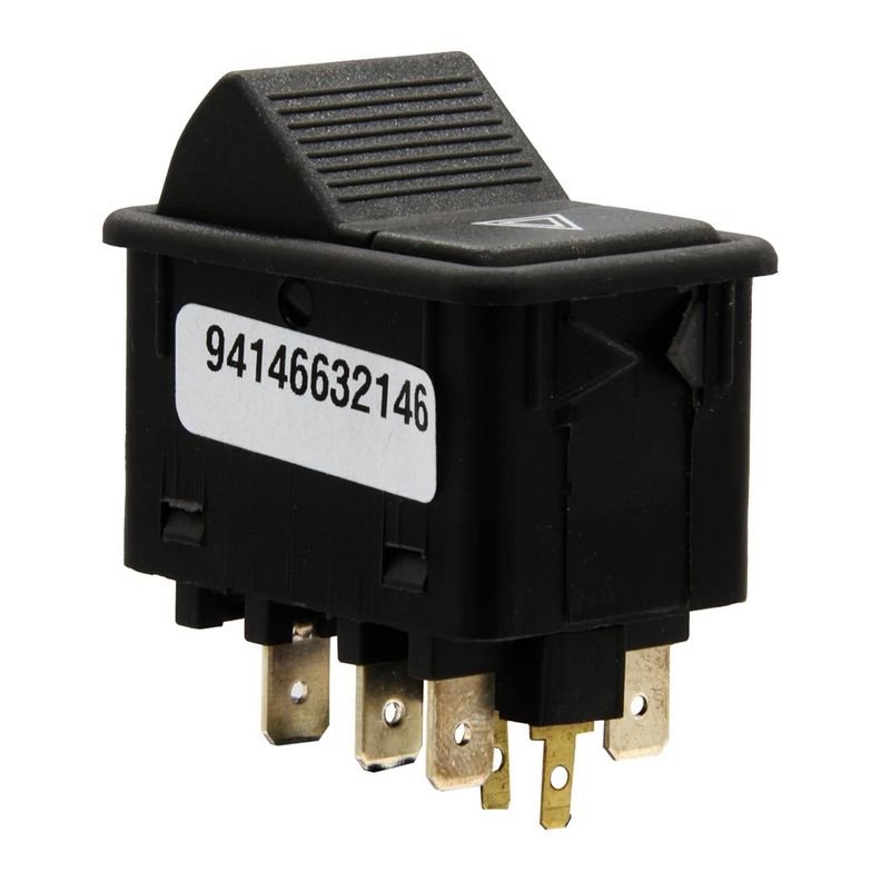 Interruptor Tecla Emergencia 7 Terminales Buses/Camiones/Tractores Pos.0 (Agrale 6006011047009. Mb E-1