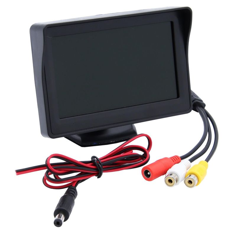 Pantalla Lcd 4.3 Monitor Ajustable 12V Para Camara-1