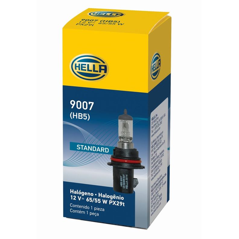 Ampolleta Halógena 9007 / Hb5 12V 65/55W Px29T  -1