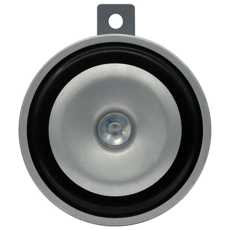 Bocina Tipo Plato Gris 24V 72W 400Hz 112MM-0