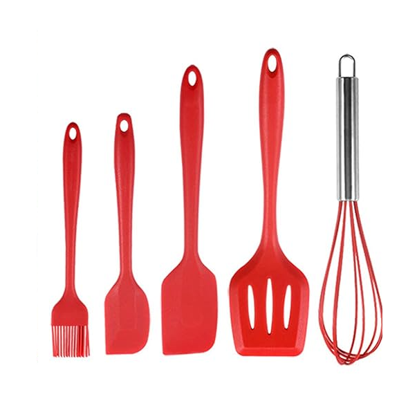 Set 5 Utensilios de Cocina Reposteria Antiadherentes de Silicona-0