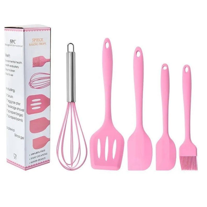 Set 5 Utensilios de Cocina Reposteria Antiadherentes de Silicona-2