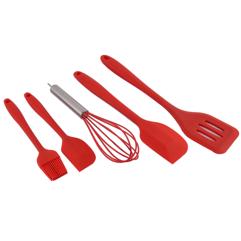 Set 5 Utensilios de Cocina Reposteria Antiadherentes de Silicona-3