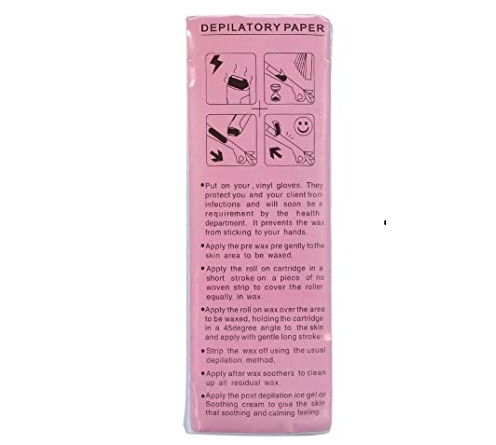 Bandas Depilatorias Papel Cera Para Depilar 100 Und-0