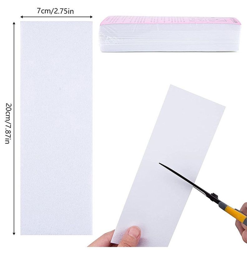 Bandas Depilatorias Papel Cera Para Depilar 100 Und-1