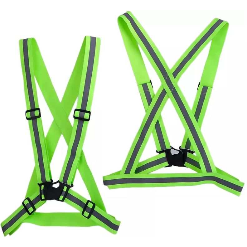 Arnés De Seguridad Chaleco Reflectante Ajustable Bici-3