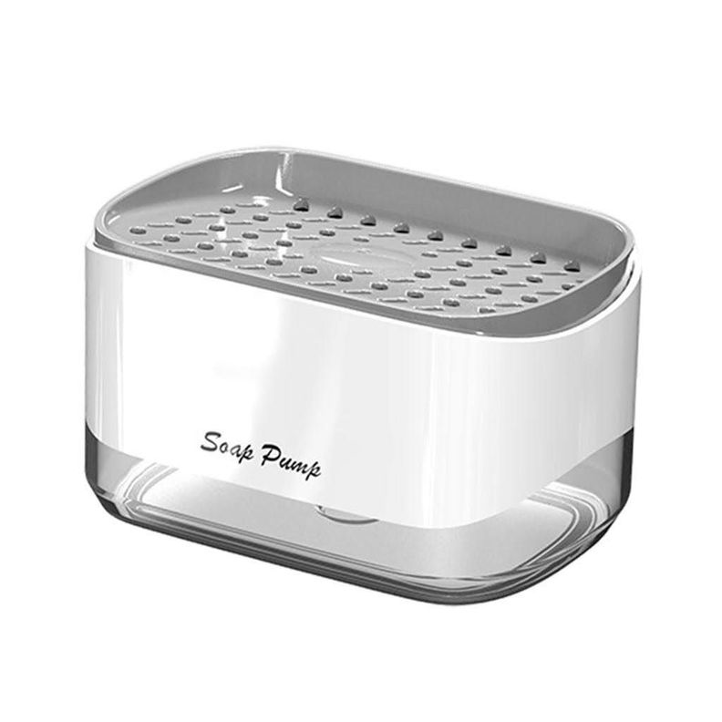 Dispensador De Jabón Líquido Lavaplatos Lavaloza Con Esponja-6