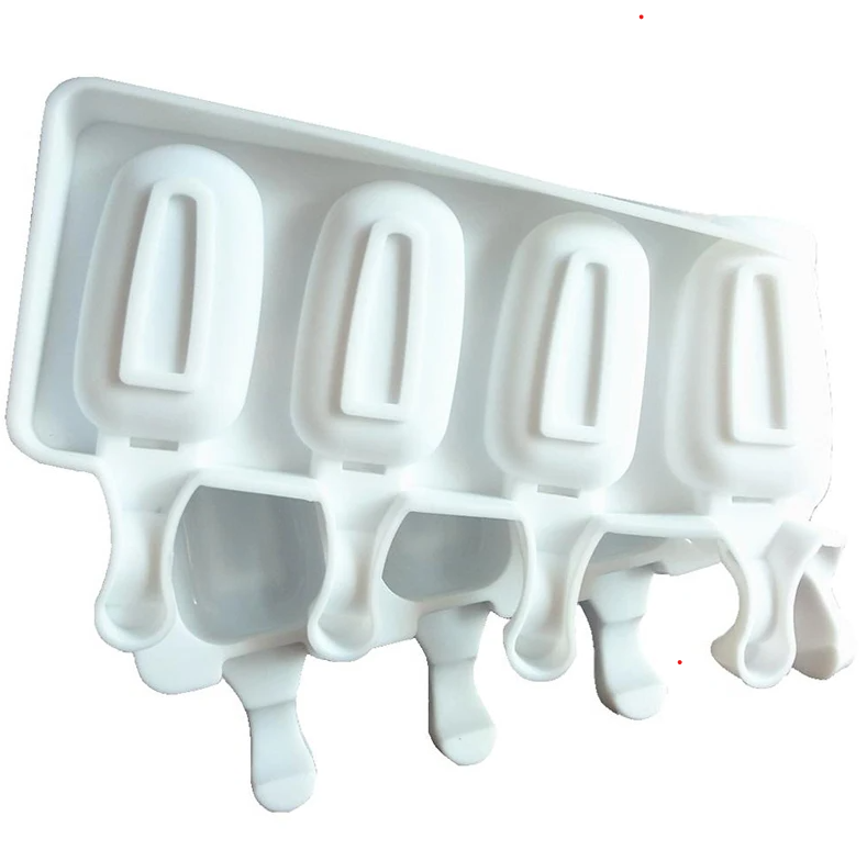 Pack x2 Moldes De Helado Silicona Reutilizable + Paletas-2