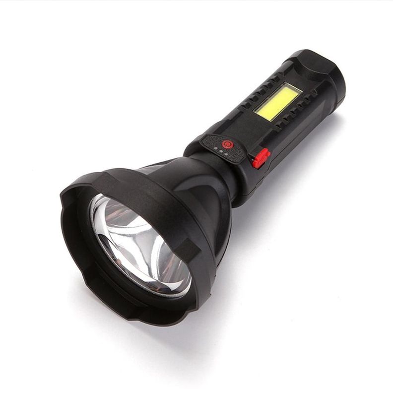 Linterna Recargable Usb 3 Modos Impermeable Emergencia-0