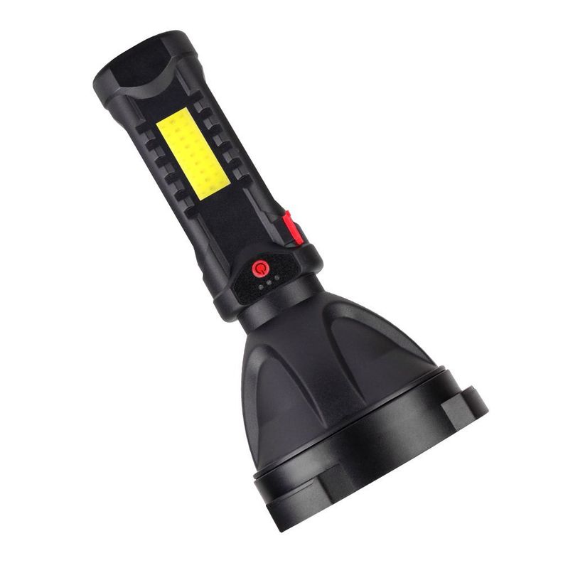 Linterna Recargable Usb 3 Modos Impermeable Emergencia-1