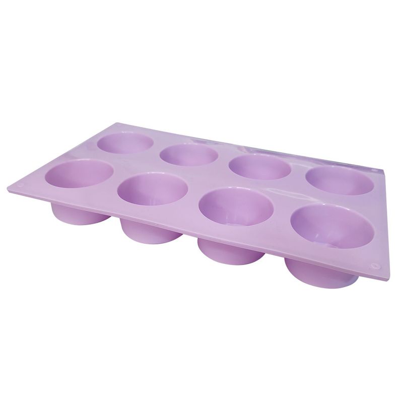 Molde Para Cupcakes De Silicona 8 Queques Reposteria Cocina-0