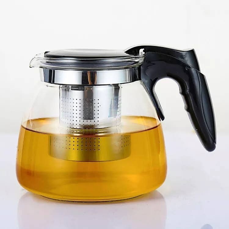 Infusor Tetera Vidrio Tetera Con Infusor Metalico 900ml-2