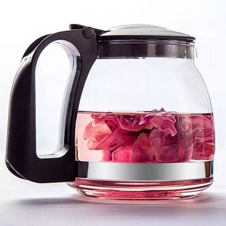 Infusor Tetera Vidrio Tetera Con Infusor Metalico 900ml-1