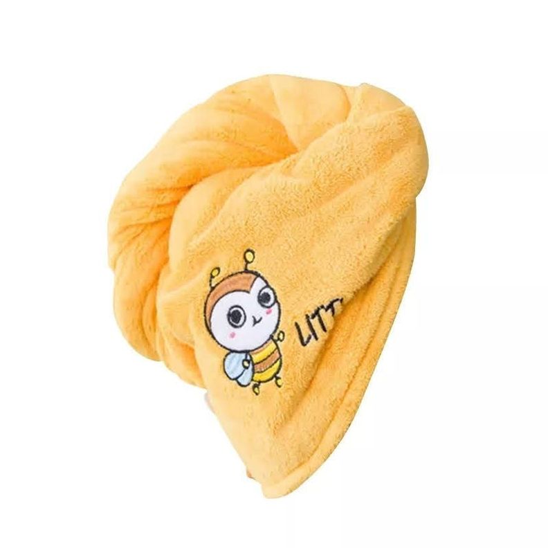 Gorro Toalla Microfibra Ducha Cabello Para Secar Cabello-1