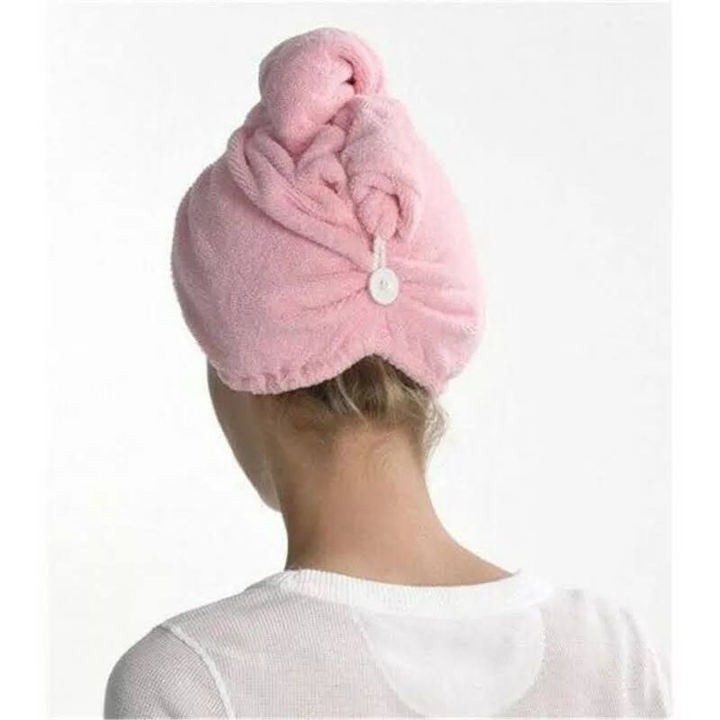Gorro Toalla Microfibra Ducha Cabello Para Secar Cabello-2