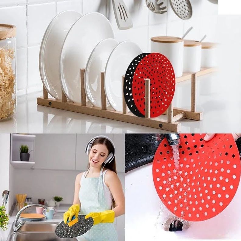Protector Antihaderente Alfombrilla Tapete Base Airfryer Freidora Reusable-1