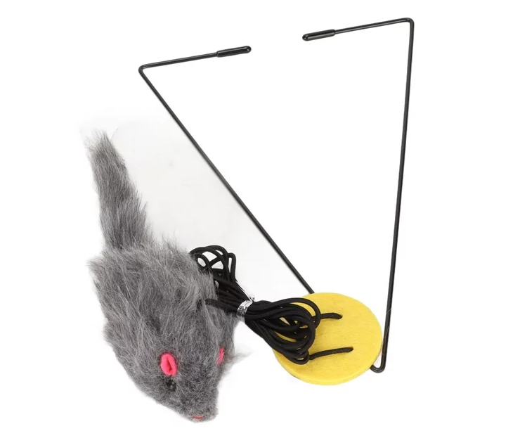 Juguete Para Gatos Colgante Puerta Con Ratón Interactivo-0